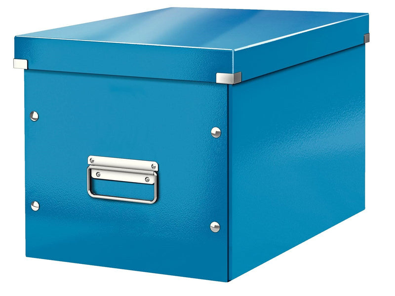 Leitz  Click & Store WOW Aufbewahrungs- und Transportbox Cube Groß Blau