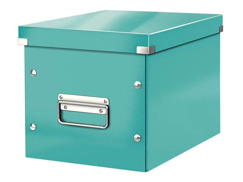 Leitz  Click & Store WOW Aufbewahrungs- und Transportbox Cube Mittel Eisblau