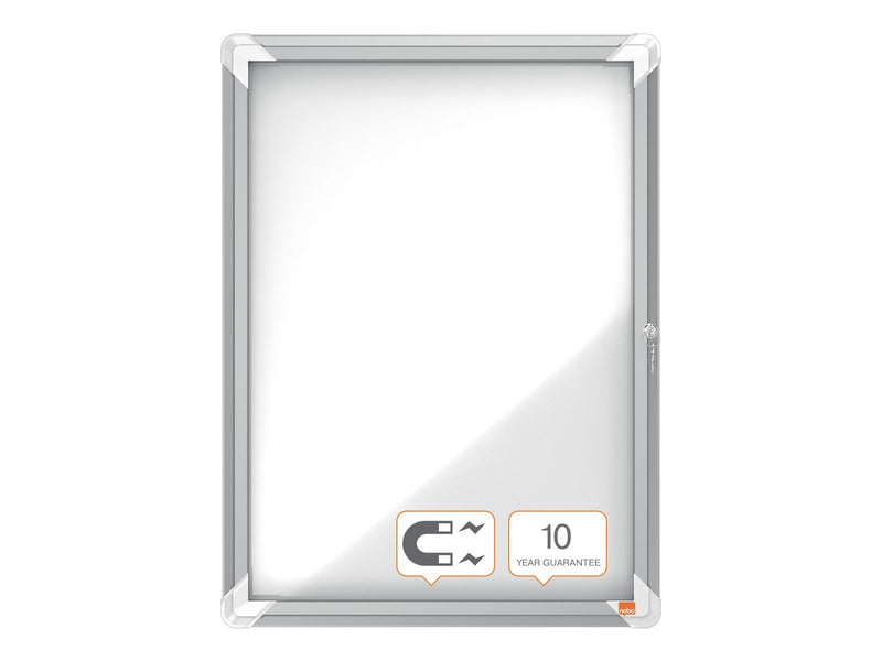 Nobo Premium Plus Schaukasten für den Innenbereich 4 x A4, magnetisch, Klapptür