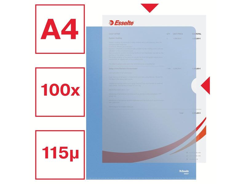 Esselte  Sichthülle Standard Plus Blau