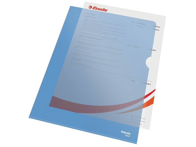 Esselte  Sichthülle Standard Plus Blau