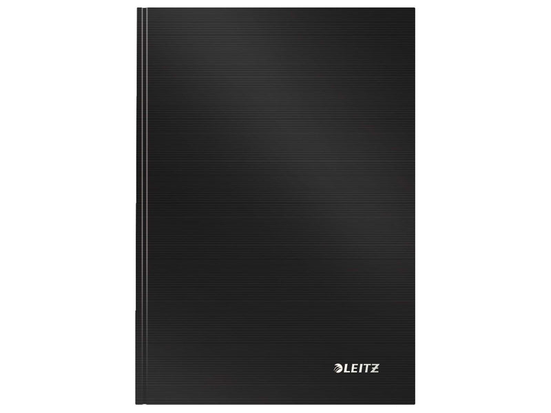 Leitz  Solid Notizbuch A5 liniert mit festem Einband Schwarz