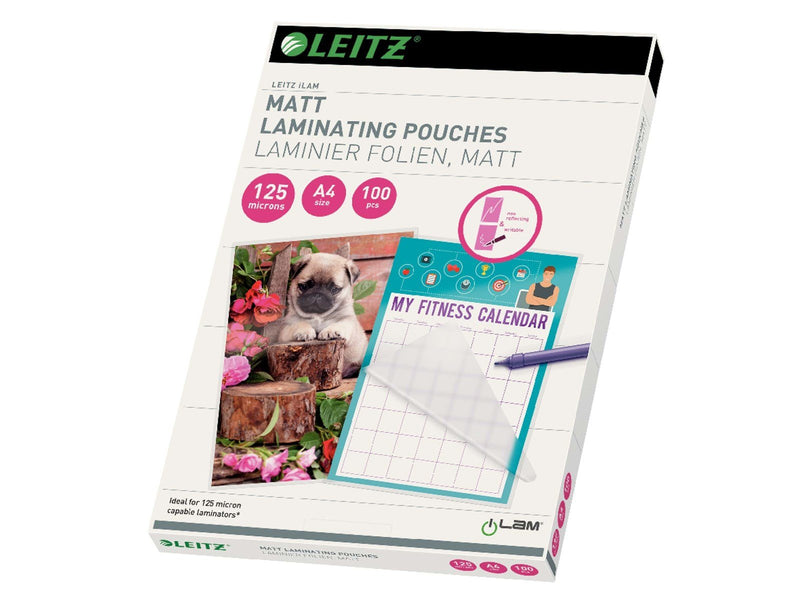 Leitz iLAM Heißlaminierfolien Matt A4, 125 mic