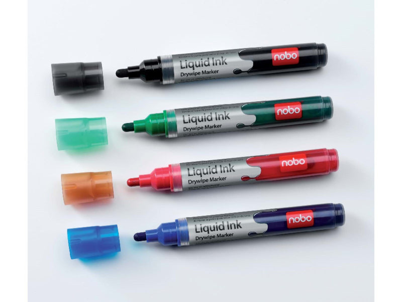 Nobo Liquid Ink Boardmarker, trocken abwischbar