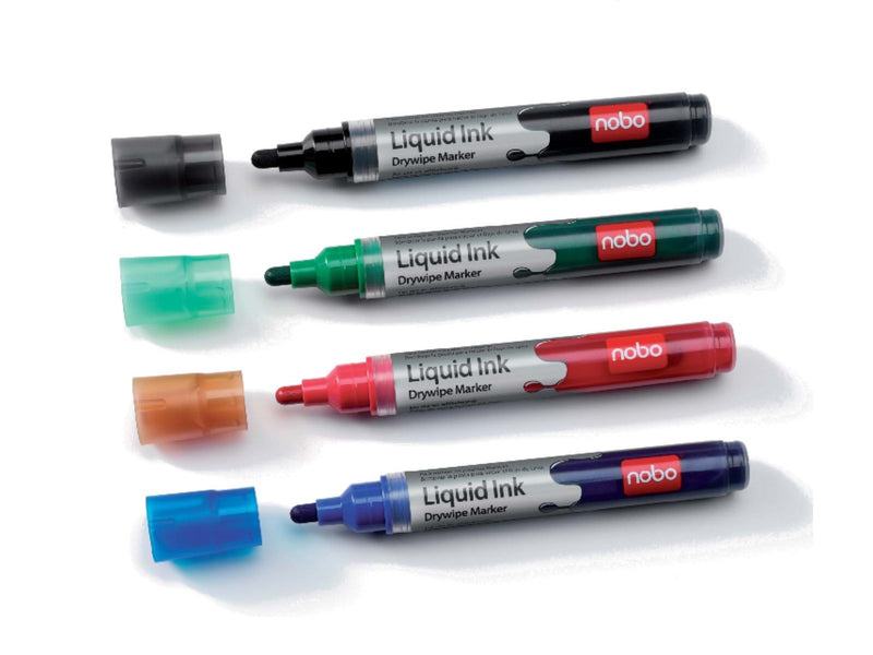 Nobo Liquid Ink Boardmarker, trocken abwischbar