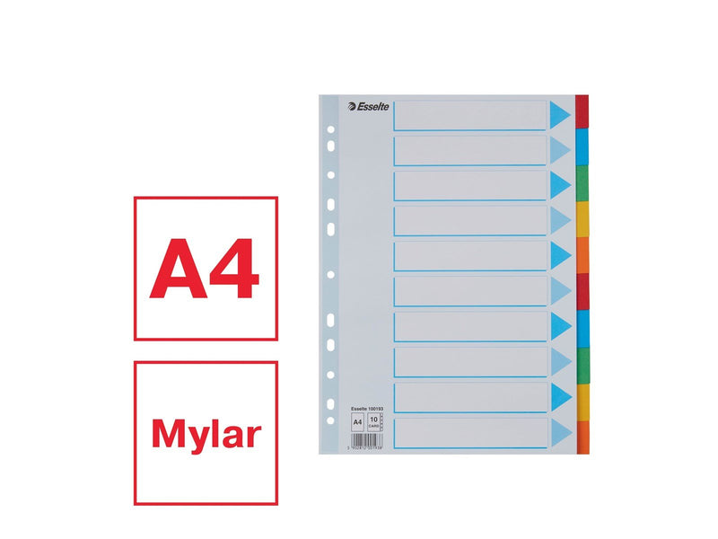 Esselte Register Blanko, Karton