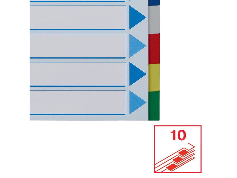 Esselte Register Blanko, Plastik