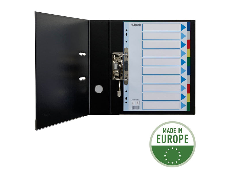 Esselte Register Blanko, Plastik