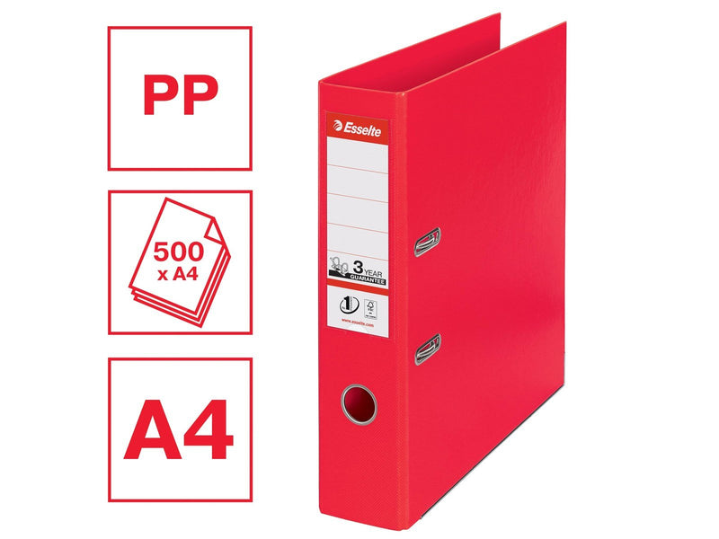 Esselte  No.1 Plastik-Ordner VIVIDA rot