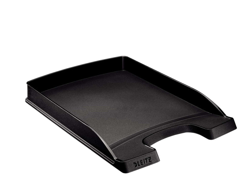 Leitz  Plus Briefkorb, Flach Schwarz