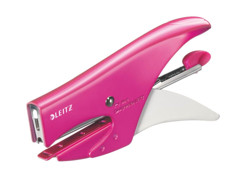 Leitz Plier  5547 15 sh.Metal WOW Pink