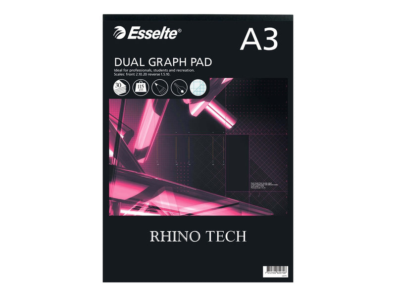 Esselte Graph pad A3 Two scales 105g/60 pages