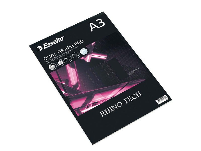 Esselte Graph pad A3 Two scales 105g/60 pages