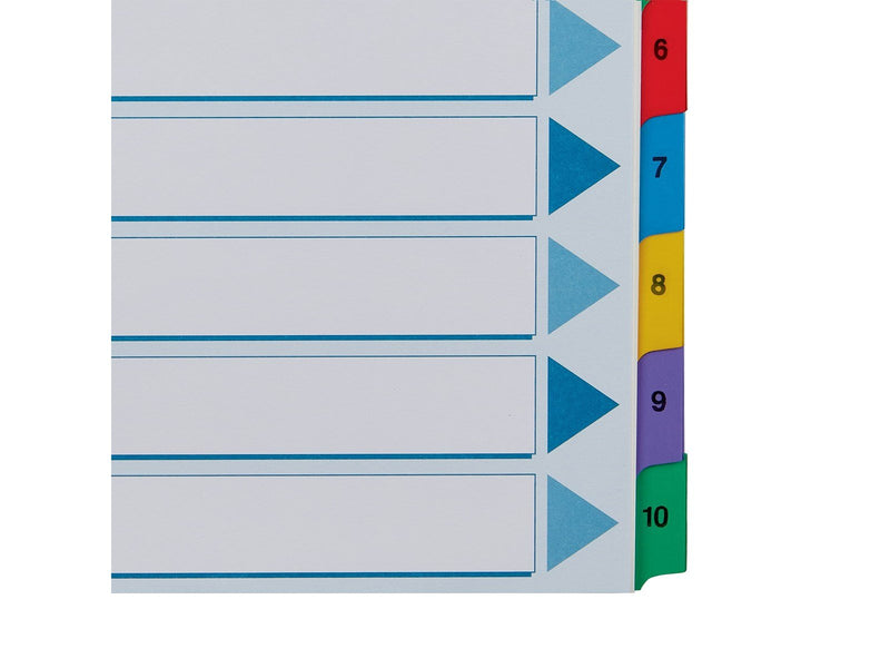 Esselte Register Zahlen, Karton