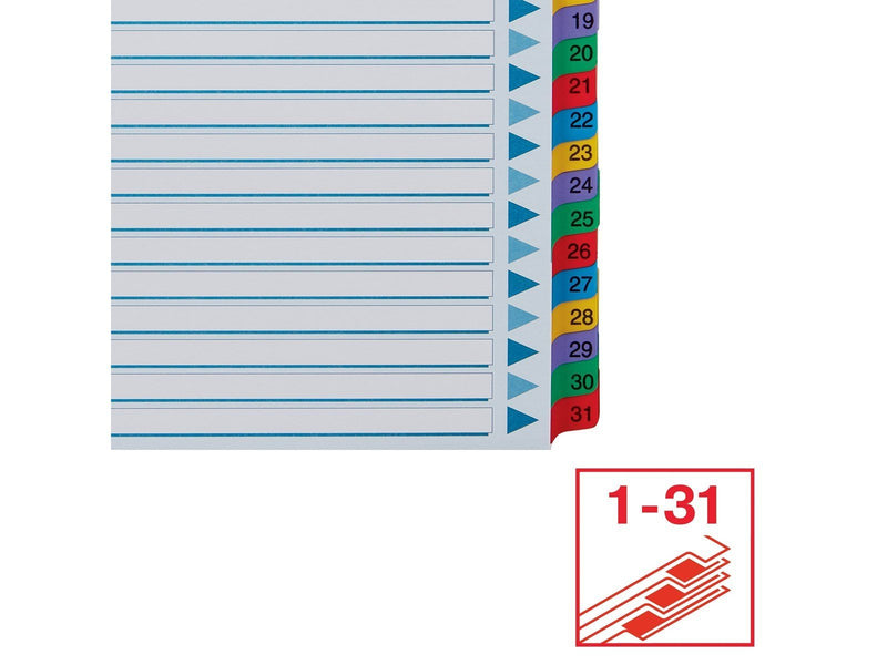 Esselte Register Zahlen, Karton