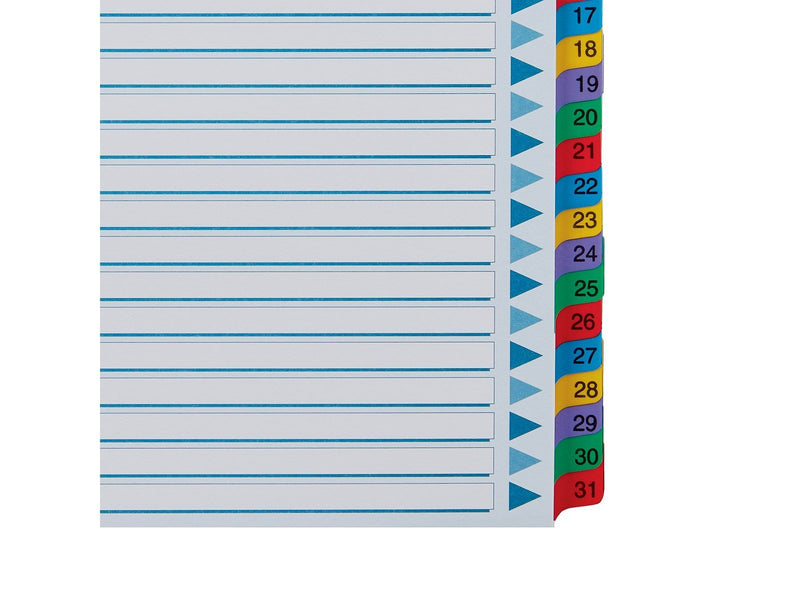 Esselte Register Zahlen, Karton