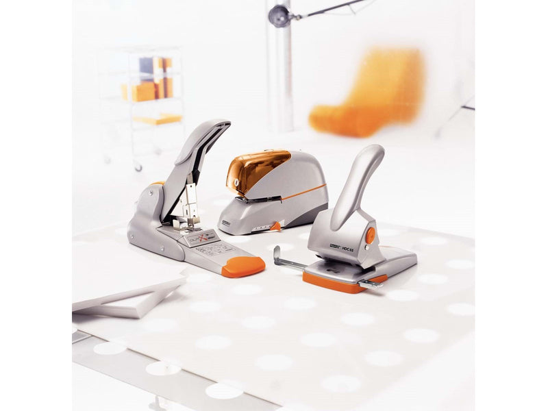 Rapid  Supreme Elektroheftgerät 5080e kontaktlos Silber/Orange