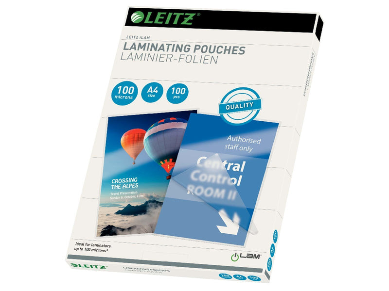 Leitz Heißlaminierfolien A4, 100 mic