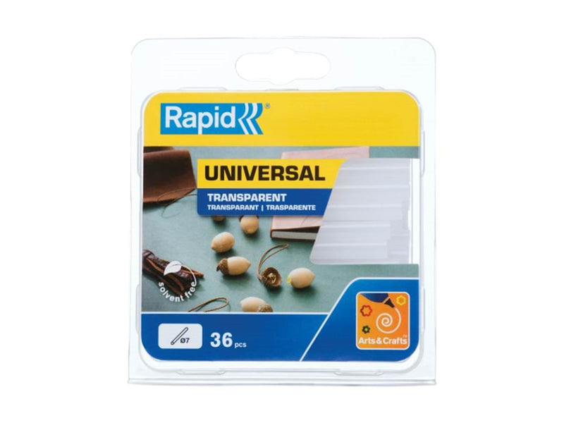 Rapid 7 mm Klebesticks universal transparent