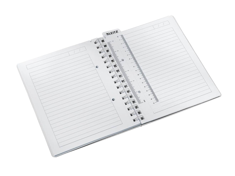 Leitz  WOW Collegeblock A5 liniert, spiralgebunden mit PP-Einband Blau