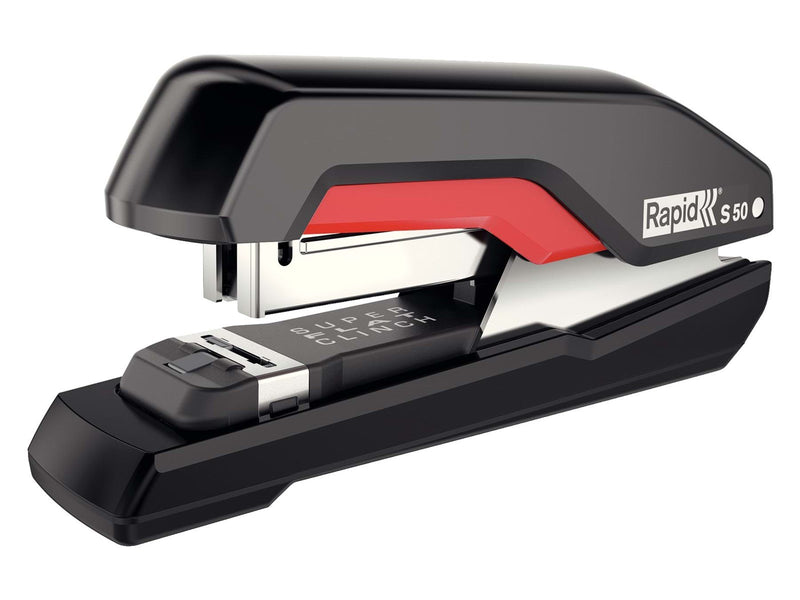 Rapid  Supreme Heftgerät S50 Schwarz/Rot