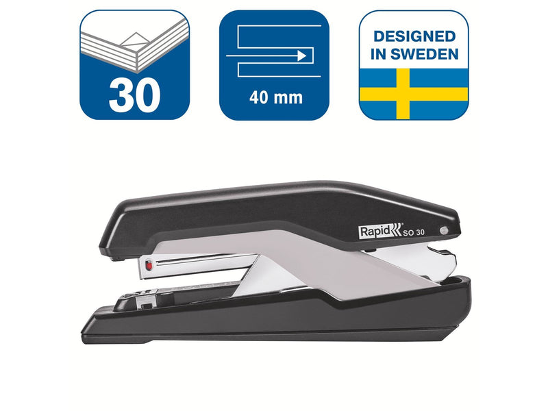 Rapid  Supreme Omnipress® Heftgerät SO30 Schwarz
