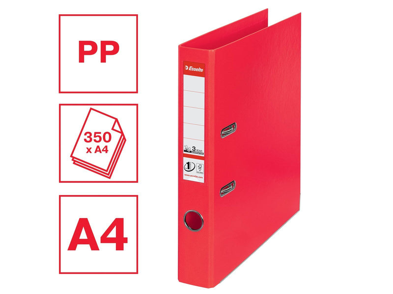 Esselte  No.1 Plastik-Ordner VIVIDA rot