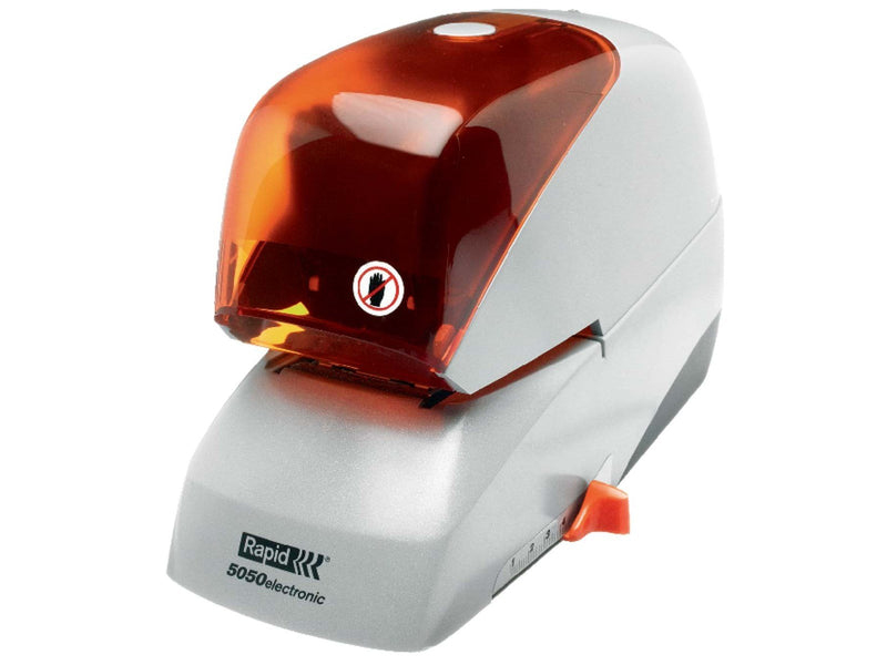 Rapid  Supreme Elektroheftgerät 5050e kontaktlos Silber/Orange