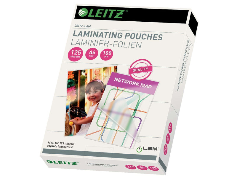Leitz iLAM Heißlaminierfolien A6, 125 mic