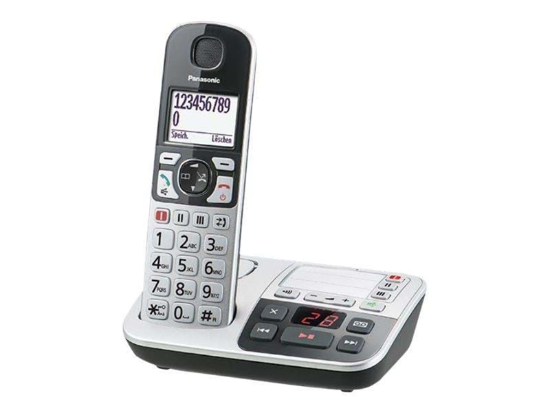 Panasonic KX-TGE520 - cordless phone - answering system with caller ID