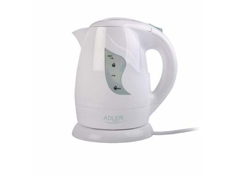 Adler Wasserkocher Electric Kette - Weiß - 850 W