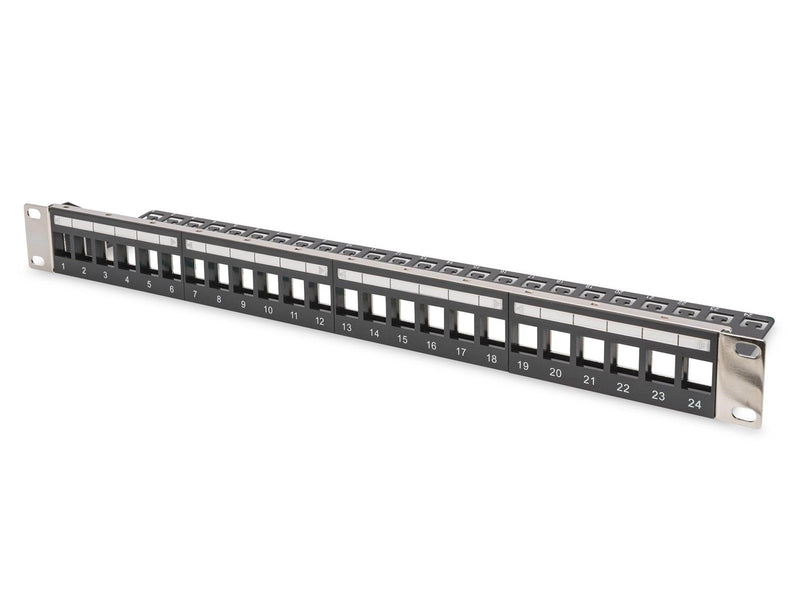 DIGITUS DN-91411-LF - 1U - 24-Port RJ45 Patch Panel