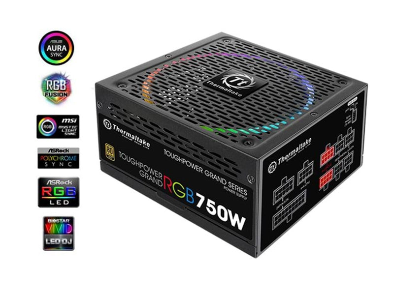Thermaltake ToughPower Grand RGB Sync Edition 750W Netzteile - 750 Watt - 140 mm - ATX - 80 Plus Gold zertifiziert