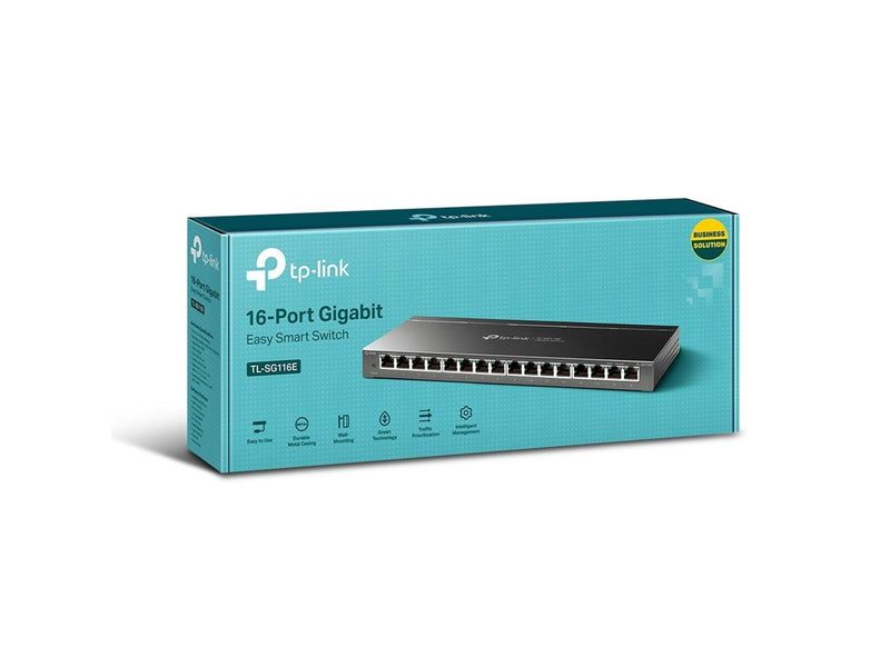 TP-Link TL-SG116E 16-Port Gigabit Easy Smart Switch