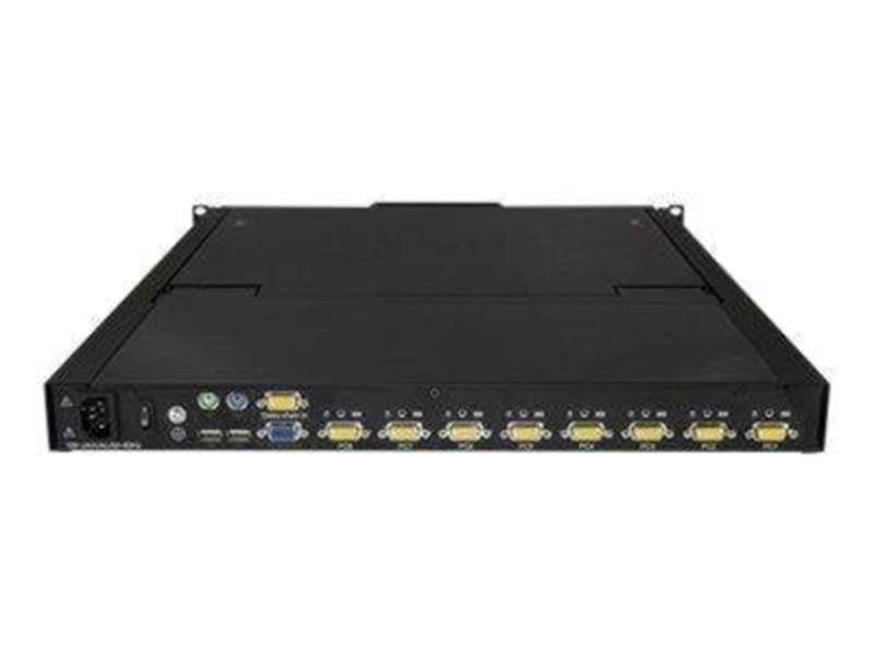 StarTech.com 8-Port Rackmount KVM Console for Server Rack - 19 in. - 1U - KVM console - 19"