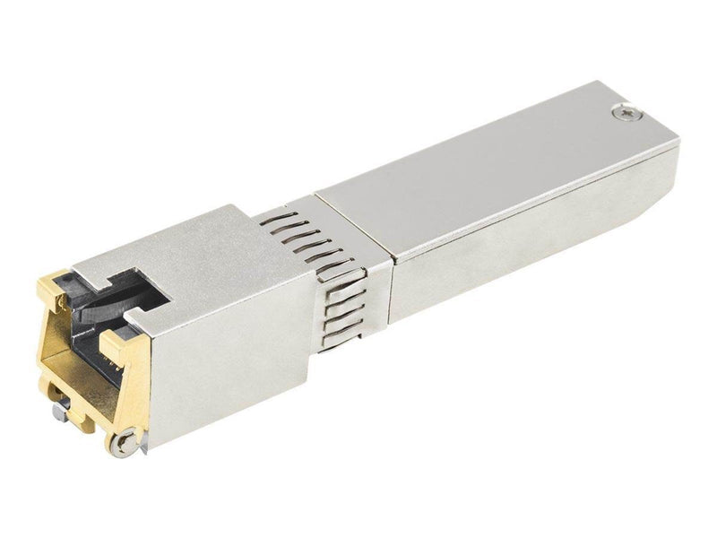 StarTech.com SFP10GBTST MSA Uncoded SFP+ Module - 10GBASE-T - SFP to RJ45 Cat6/Cat5e - 10GE Gigabit Ethernet SFP+ - RJ-45 30m