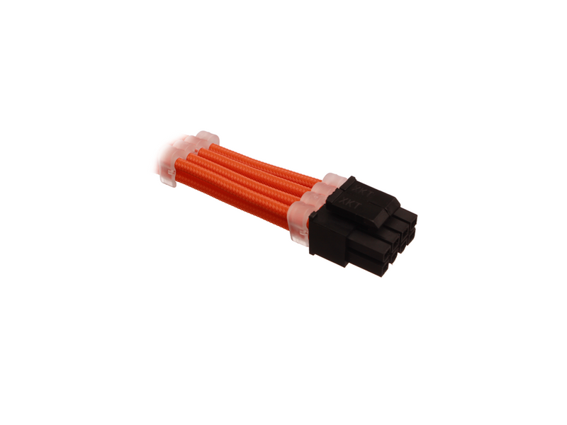 DUTZO Sleeved Power Extension Cable Kit - Orange