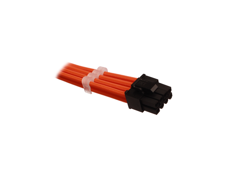 DUTZO Sleeved Power Extension Cable Kit - Orange