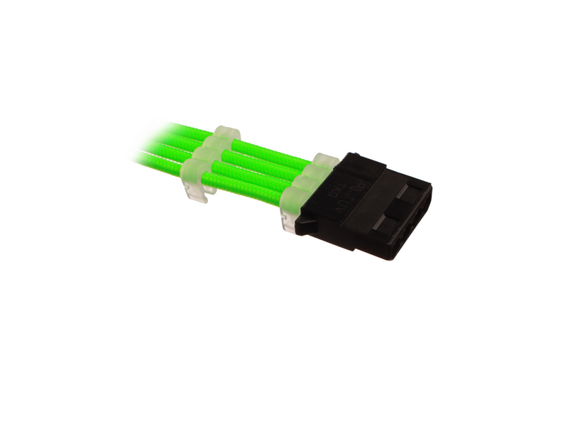 DUTZO Sleeved 4-pins Molex Cable - Green