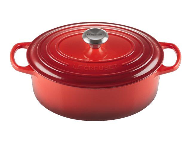 Le Creuset Signature Bräter oval 29 cm, kirschrot