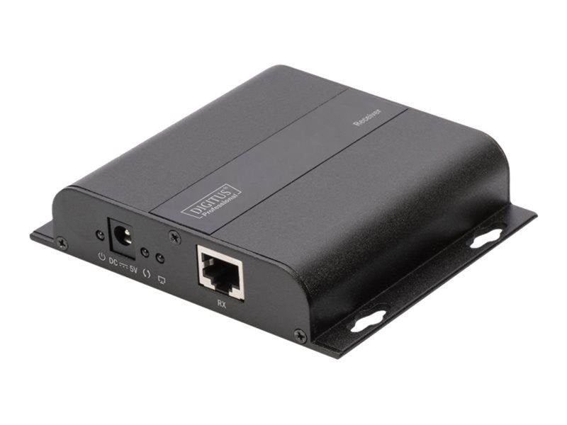 DIGITUS Professional 4K HDMI Extender via CAT / IP (1-Pack Receiver Unit) Up to 120 meters