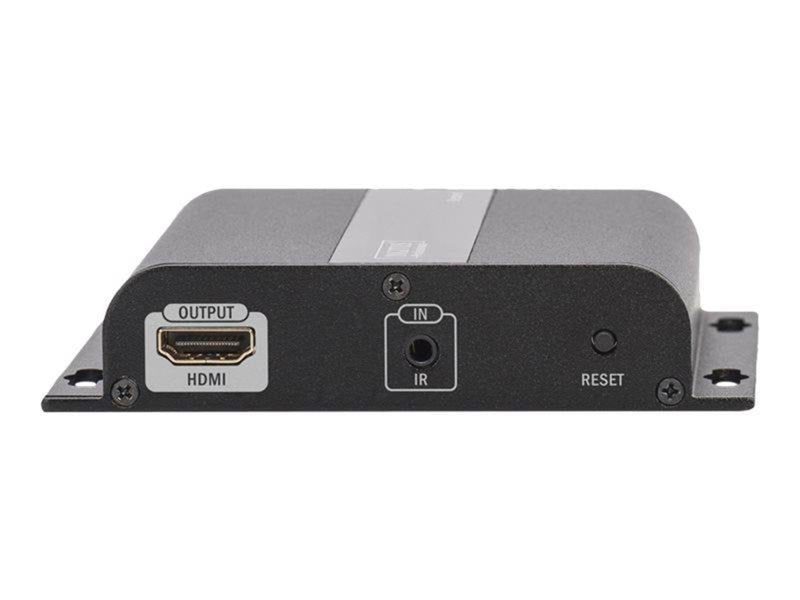 DIGITUS Professional 4K HDMI Extender via CAT / IP (1-Pack Receiver Unit) Up to 120 meters