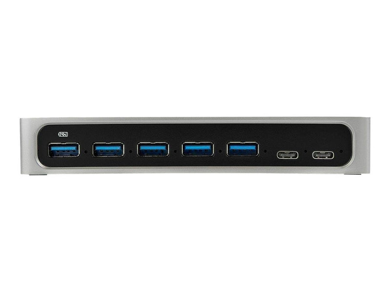 StarTech.com USB C Hub 7 Port USB-Hubs - 7 - silber