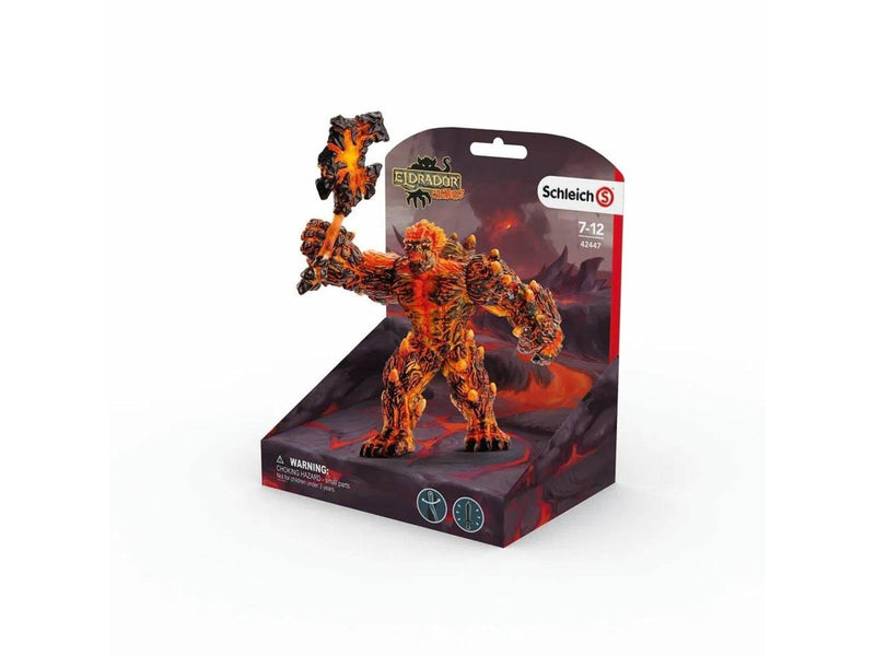 Schleich Lava golem with weapon