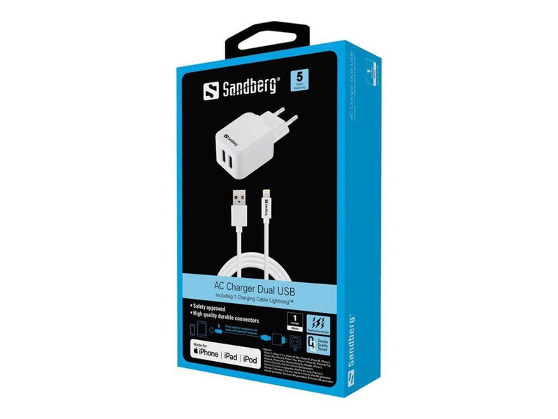 Sandberg AC Charger Lightning 2.4A