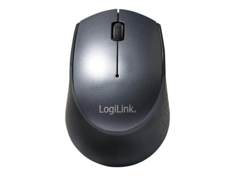 LogiLink Maus optisch 3D USB-C 3 Tasten 3200 dpi 2 - Maus (Grau)