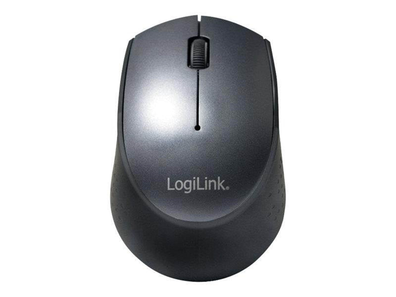 LogiLink Maus optisch 3D USB-C 3 Tasten 3200 dpi 2 - Maus (Grau)