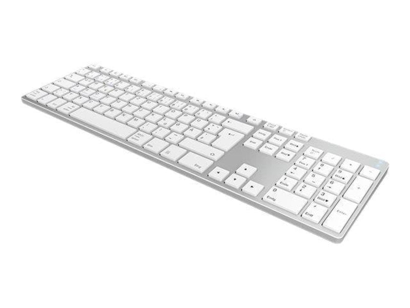 KeySonic KSK-8022BT - Tastaturen - Deutsch - Silber