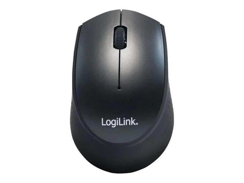 LogiLink Tastatur Maus Kombination Funk 2.4 GHz sc - Tastatur & Maus Set - Deutsch - Schwarz