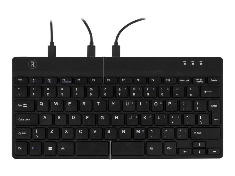 R-Go Tools R-Go Split Ergonomiske tastatur QWERTZ (DE) sort kablet - Tastaturen - Deutsch - Schwarz